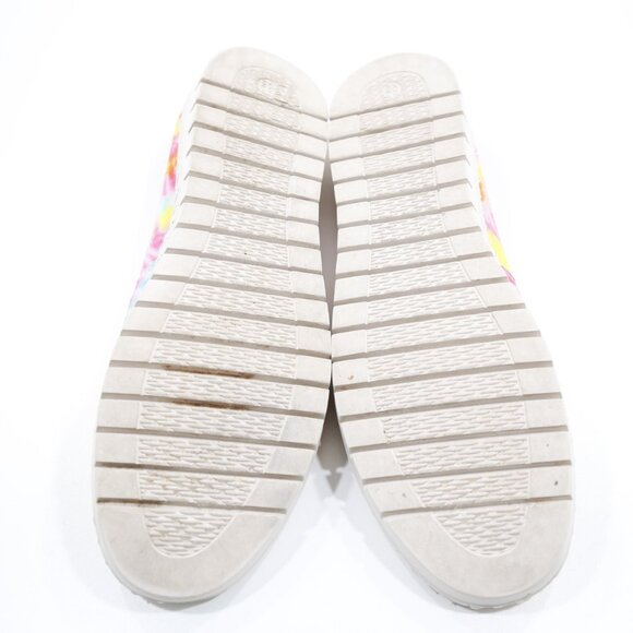 Easy Street Bright Tie Dye Canvas Lightweight Slip On Sneakers - 8.5 - Picture 7 of 7